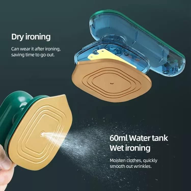 Mini Travel Clothes Steamer & Iron – Wet/Dry Use